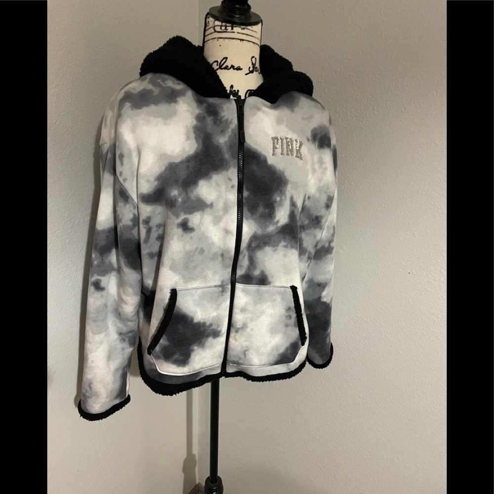 Pink Sherpa bling jacket